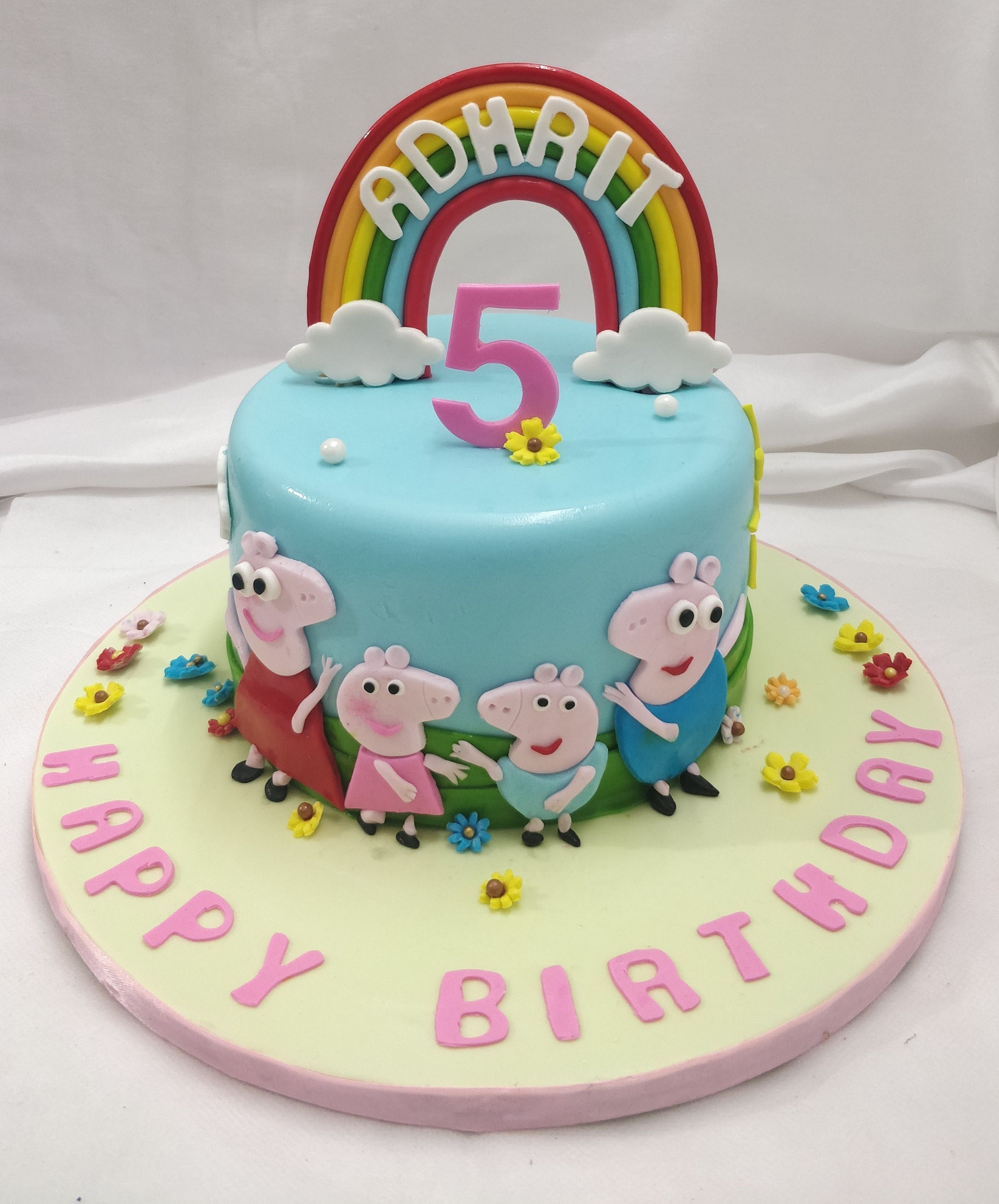 Peppa Pig Photo Cake  Buy Order or Send Online  Winni  Winniin