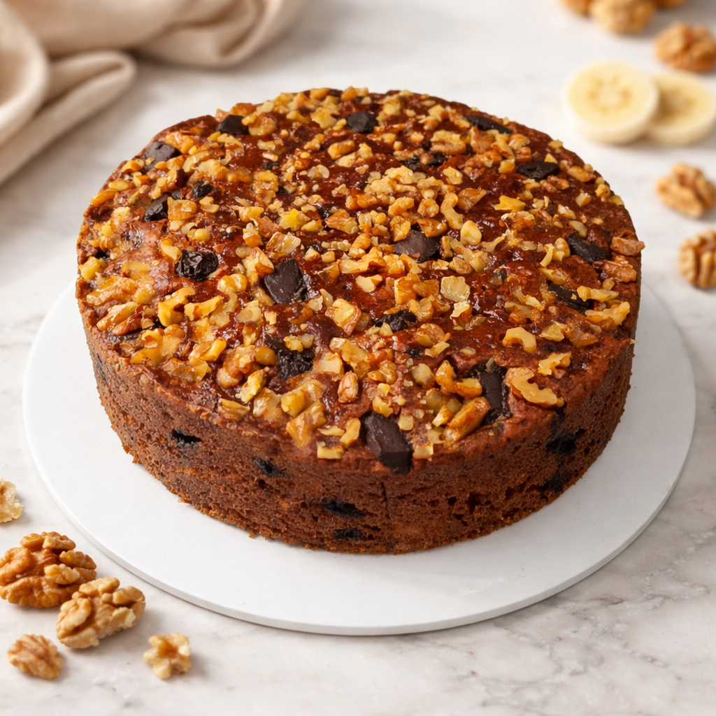 Banana Walnut Cake