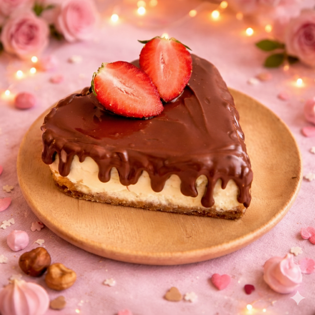 Valentine Baked Nutella Cheesecake (300g)