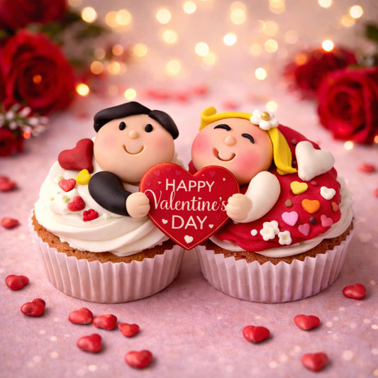 Made For Each Other Cupcake Set (Box of 2)