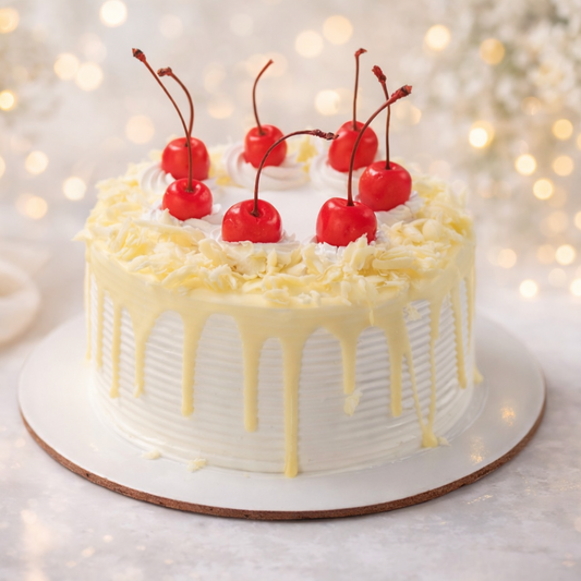 White Forest Cake