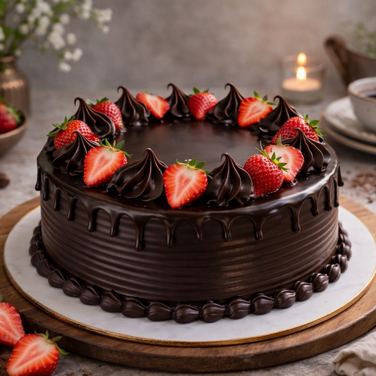 Chocolate Strawberry Cake