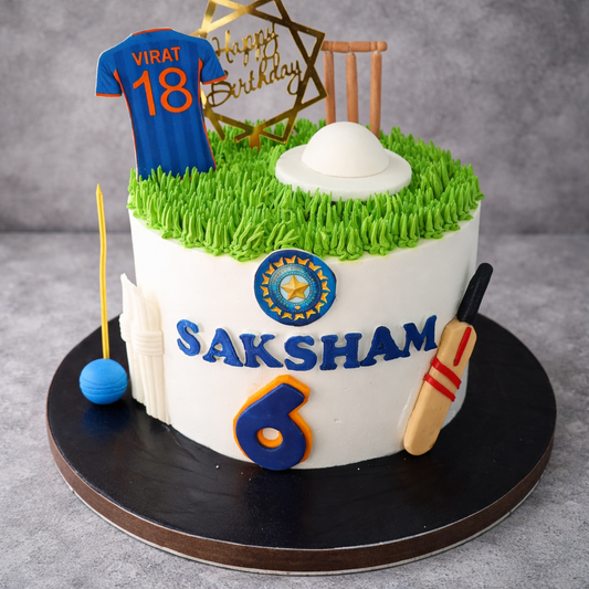 Cricket Fan Jersey Cake