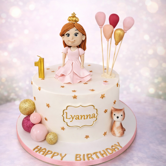 Baby Girl Princess Cake